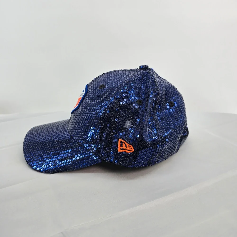 New Era FC Cincinnati MLS Blue Sequin 9FORTY Adjustable Hat Womens Soccer Cap